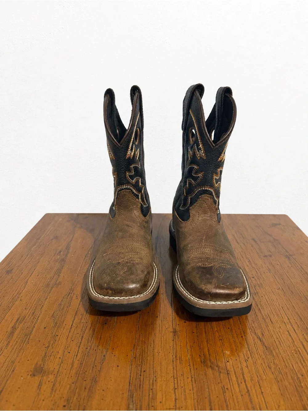 NEW Kids Pull-On Cowboy Boots Size 12 Western Rodeo